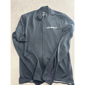 Capo Cycling Jacket Full Zip Long Sleeve Black Men's XL Made in Italy